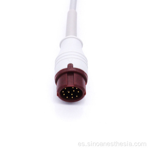 Adecuado para cable de extensión de sensor DB9M Probe Sp02